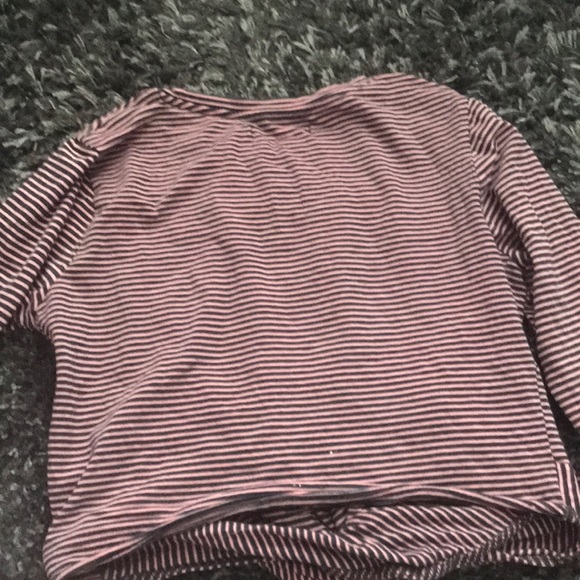 Black and pink striped top - Picture 3 of 3